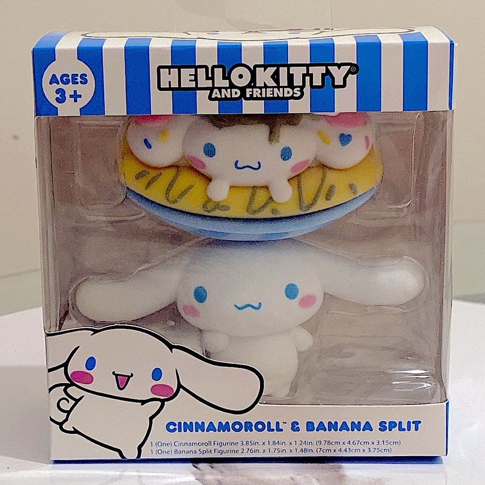 Hello Kitty & Friends - Cinnamoroll & Banana Split  Figurines